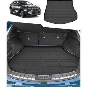 Cargo Liner for 2022 2023 2024 2025 Lexus NX Hybrid/NX(NX250/NX350/NX350h/NX450h+) Accessories All Weather Cargo Mats Heavy Duty Trunk Mat Waterproof Rear Cargo Trunk Mat Black