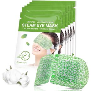 TOPOINT Steam Sleep Mask, Warming Eye Mask,Disposable Heated Eye Mask for Dry Eyes Fatigue Dark Circles Tired Eyes Sleep Mask