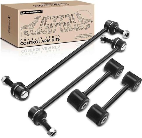 A-Premium Set of 4, Front & Rear Sway Bar Links Kit Stabilizer Bar Links Compatible with Dodge Grand Caravan & Caravan 96-07, Chrysler Town & Country 96-07, Voyager 00-03, Plymouth Grand Voyager 96-00 in Saudi Arabia