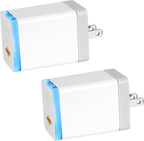 Evron Air Ionizers for Home,Negative Ion Plug In Folding Prongs Mobile Ionizer with Output up to 20 Million Negative Ions/Sec (Blue light 1 Pack) in Saudi Arabia