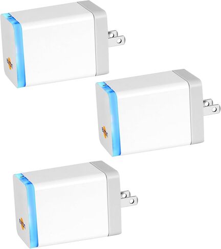 Evron Air Ionizers for Home,Negative Ion Plug In Folding Prongs Mobile Ionizer with Output up to 20 Million Negative Ions/Sec (Blue light 1 Pack) in Saudi Arabia
