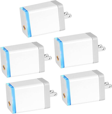 Evron Air Ionizers for Home,Negative Ion Plug In Folding Prongs Mobile Ionizer with Output up to 20 Million Negative Ions/Sec (Blue light 1 Pack) in Saudi Arabia