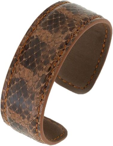 Leather Cuff Bracelet Wide Adjustable Open Bangle Bracelets Snakeskin Animal Print Leather Wrap Bracelet for Women Jewelry in Saudi Arabia