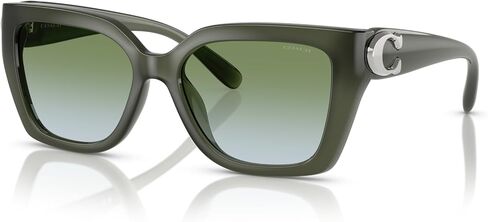Coach Women's Hc8408u Universal Fit Square Sunglasses in Saudi Arabia