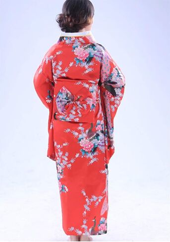 Women's Peacock Kimono Robe Japanese Dress Photography Cosplay Costume 5 Colors in Saudi Arabia