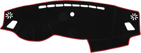 Car Dashboard Cover Mat Compatible for Kia Optima 2016-2020, Protective Polyester Black Center Console Interior Trim Dash Board Mat in Saudi Arabia