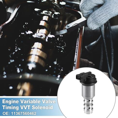 محرك متغير توقيت الصمام VVT الملف اللولبي رقم 11367560462 صمام التحكم في زيت عمود الحدبات للمحرك لسيارات BMW 745i 745Li 2002-2005 لسيارات BMW 550i (مجموعة من 4) in Saudi Arabia
