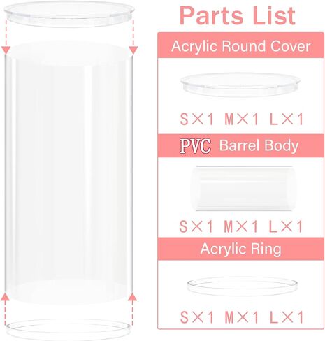 Cylinder Pedestal Stands Party 3Pcs White Round Cylinder Pedestal Display Plinth Pillars for Wedding Party Decor 35.4''(L),29.5''(M),23.6''(S) in Saudi Arabia