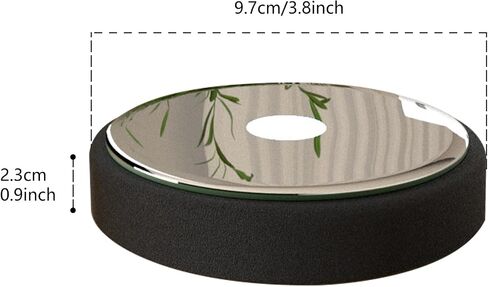 7 Colors Wooden LED Monochrome Light Base Round Display Stand, Suitable for Crystal Artwork, Party Decoration in Kuwait