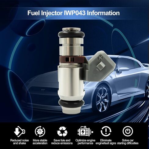 HiSport Fuel Injector 3 PCS 5WY2404A Compatible with John Deere 825i Gator 3 Cylinder Engine MIA11720 in Saudi Arabia