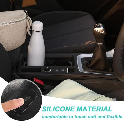 وسائد حامل أكواب السيارة مزودة بمادة لاصقة قوية مطورة، وسادات حامل أكواب السيارة مضادة للاهتزاز لتثبيت الأكواب، إدراج حامل أكواب السيارة ذاتية اللصق عالمي، الأجزاء الداخلية للسيارة SUV (6 قطع) in Kuwait