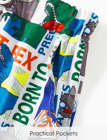 طقم بيجامات عائلية متطابقة مع رقبة دائرية وأكمام قصيرة قطعتين Pjs in Kuwait