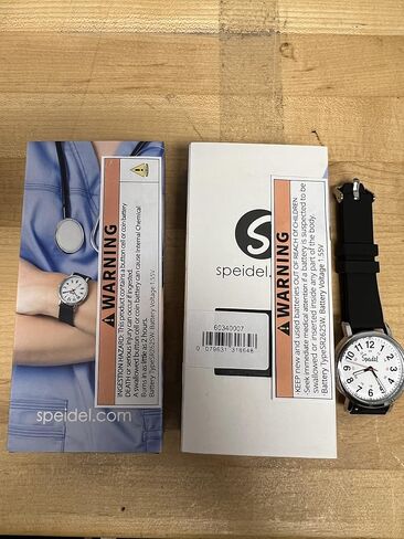 Speidel Original Scrub Watch™ for Nurse, Medical Professionals and Students – Various Medical Scrub Colors, Easy Read Dial, Military Time with Second Hand, Silicone Band, Water Resistant in Kuwait