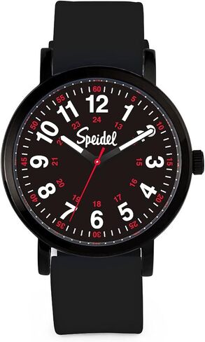 Speidel Original Scrub Watch™ for Nurse, Medical Professionals and Students – Various Medical Scrub Colors, Easy Read Dial, Military Time with Second Hand, Silicone Band, Water Resistant in Kuwait