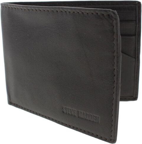 Steve Madden Men's Slimfold RFID Leather Wallet in Kuwait