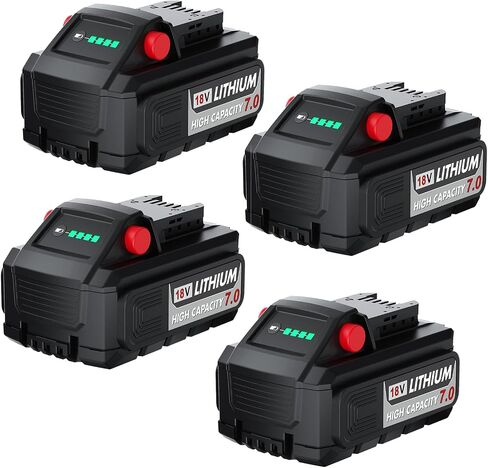 7.0Ah 12V استبدال البطارية لبطارية ميلووكي M12 ليثيوم 48-11-2401 48-11-2412 48-11-2411 48-11-2420 48-11-2410 أدوات لاسلكية 2 حزمة in Saudi Arabia