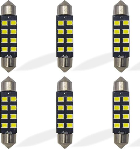 Yoper DE3021 DE3022 LED Light Bulbs for Interior Dome Map Door Courtesy License Plate White Canbus Error Free Festoon (28MM) in Kuwait