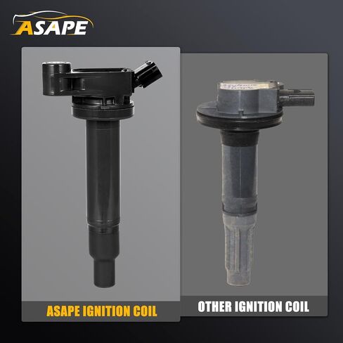 Set of 6 Ignition Coil Pack with 6*Spark Plug Fit for 2002-2006 for Toyota Camry 2001-2003 for Toyota Highlander 1999-2003 for Lexus ES300 RX300 2000-2004 for Toyota Avalon 3.0L, Replace UF267 in Kuwait