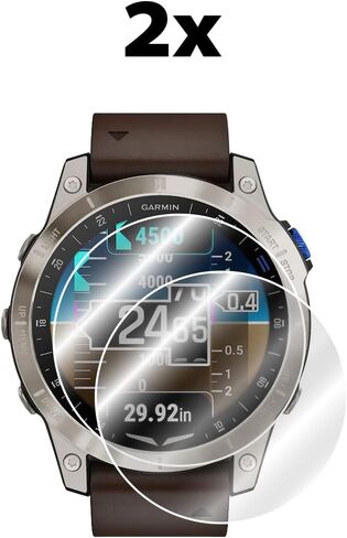 IPG for Garmin D2™ Air X10 Smaller-Sized Smartwatch Screen Protector (2 Units) Invisible Ultra HD Clear Film Anti Scratch Guard-Smooth/Self-Healing/Bubble -Free for Air X10 in Kuwait
