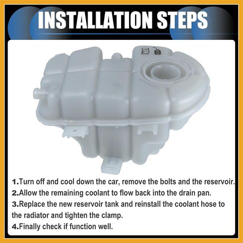 Coolant Reservoir Water Expansion Tank, Engine Coolant Expansion Recovery Overflow Bottle No.4G0121403G/4G0121403AC for Audi A6 2011-2014 Gray, 1 Pc Replacement in Saudi Arabia