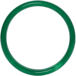 Light Green Bangle Bracelet for Comeliness- Luck Sign Inside Diameter 2.41 inch