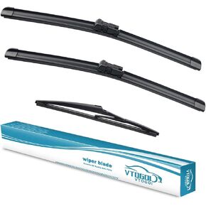 VTOGOI® Windshield Wiper Blades Replacement for 2012-2017 Chevrolet Traverse,Original Factory Quality Front Rear Wipers Blade Set for My Car -24"+21"+12"(Pack of 3)