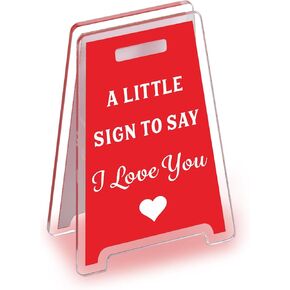 Romantic I Love You Sign for Him Her, Valentines Day Gift for Boyfriend Girlfriend, Anniversary Wedding Gift for Husband Wife, I Love You Gifts for Him, Cute Christmas Birthday