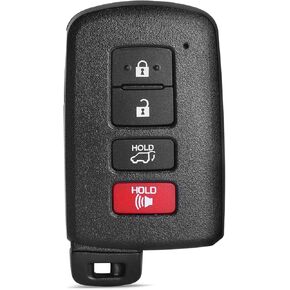 Replacement Smart Remote Car Key Fob for Toyota RAV4 2013-2018 HYQ14FBA 281451-0020G 89904-0R080 89904-42070 314.3MHz 4Buttons