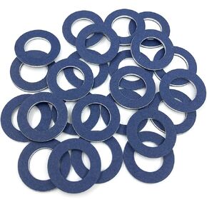 24 Pack Oil Drain Plug Gasket Toyota Compatible with Toyota Tacoma Camry Tundra 4Runner Corolla Avalon Scion Lexus Oil Drain Plug Gasket 90430-12031 Aluminum