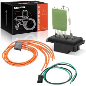 A-Premium HVAC Blower Motor Resistor with Wire Harness Kit Compatible with Dodge & Chrysler Vehicles - Grand Caravan 2001-2007, Caravan 2001-2007, Town & Country 2001-2007, Pacifica 2005-2008, Voyager