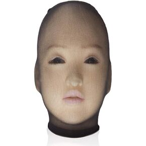 2Pcs Halloween Stockings Mask Halloween Pantyhose Mask Black Breathable Unisex Head Transparent Stockings Mask Face Cover Mask for Party Cosplay Costume