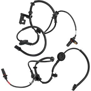 TRQ Rear ABS Wheel Speed Sensor Set Compatible with 2010-2016 Hyundai Elantra