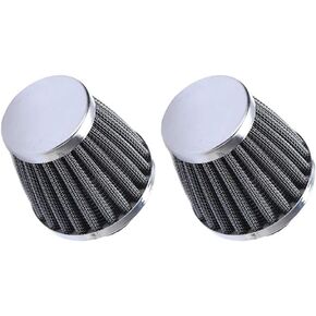 ESUPPORT 2 X 54mm Mini Cone Cold Air Intake Filter Turbo Vent Clean Fresh Car Motorcycle