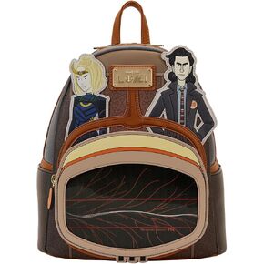 Loungefly Marvel Loki TVA Lenticular Multiverse Mini Backpack