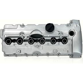 11127548274 Aluminum Engine Valve Cover Compatible with 2006BMW 325i 325xi 330i 330xi 3.0L, 2006-2007BMW 525i 525xi 530i 530xi Z4 3.0L, 11-12-7-548-274, 11127531713