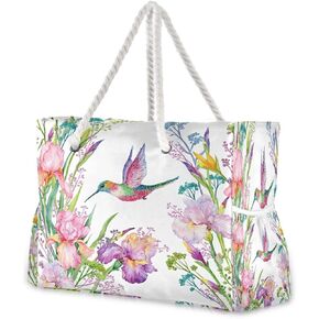 Beach Bag Dolphins Tote Travel Bag luggage bag Grocery Shopping Bag Carry Bag