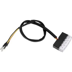 12V Motorcycle Rear Brake Light Tail Light Motorcycle Rear Brake LED Tail Light Wire Length 30cm for Most Motorcycles, Red Light