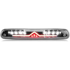 ILONPA Third 3rd Brake Light Clear For 07-13 Chevy Silverado 1500 2500HD 3500HD, 2007-2013 GMC Sierra 1500 2500HD 3500HD Led Rear Tail Cargo Lamps