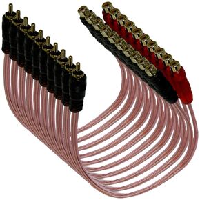 17ft Interconnect RCA Audio Cables (Bulk 10 Pack) - BRC17