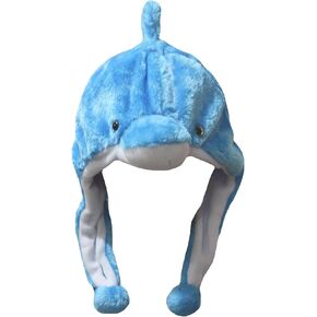 Petitebella Light Blue Dolphin Hat Costume (One Size)