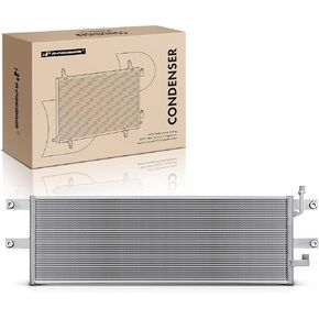 A-Premium Air Conditioning A/C Condenser Compatible with Freightliner FL112 2001, FL60, FL70, FL80, Columbia, Century Class 2000, Replace# 2232466000, 2232466001