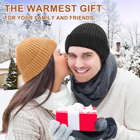 Beanie for Men Slouchy Knit Hats Warm Winter Caps for Men and Women in Saudi Arabia