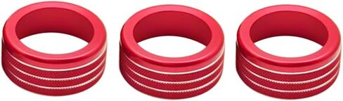 for Honda CRV HRV Accord 2023 2024 for 2022-2024 Civic Center Console AC Knobs Air Conditioning Switch Ring, Red 3pcs in Saudi Arabia