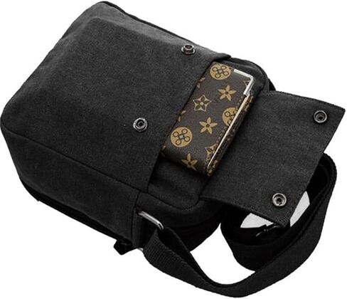 Canvas Vintage Messenger Bag Mini Crossbody Bag Shoulder Bag for Men, Small Messenger Satchel Bag Purse for Women in Saudi Arabia