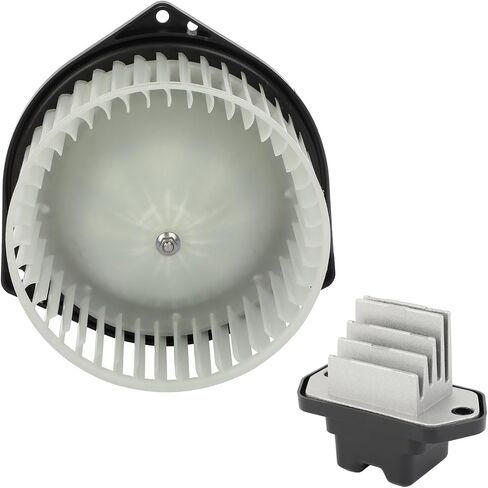 محرك منفاخ HVAC الأمامي ومقاوم ECCPP مناسب لـ 2002-2006 Acura RSX Base Coupe 2-Door، 2002-2006 لـ Acura RSX Type-S Coupe 700243، RU348 طقم مقاوم محرك المنفاخ 79307S6MA42، 76918، PM9389، BM9389C in Saudi Arabia