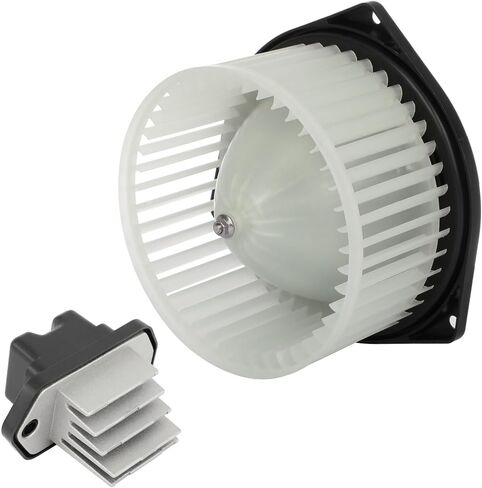 محرك منفاخ HVAC الأمامي ومقاوم ECCPP مناسب لـ 2002-2006 Acura RSX Base Coupe 2-Door، 2002-2006 لـ Acura RSX Type-S Coupe 700243، RU348 طقم مقاوم محرك المنفاخ 79307S6MA42، 76918، PM9389، BM9389C in Saudi Arabia