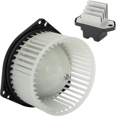 محرك منفاخ HVAC الأمامي ومقاوم ECCPP مناسب لـ 2002-2006 Acura RSX Base Coupe 2-Door، 2002-2006 لـ Acura RSX Type-S Coupe 700243، RU348 طقم مقاوم محرك المنفاخ 79307S6MA42، 76918، PM9389، BM9389C in Saudi Arabia