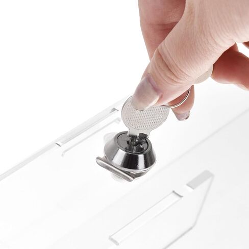 MOOCA Lockable Acrylic Display Cases for Collectibles with a Luxurious Removable Pad, Ideal for Showcasing Collectibles, Watches, Jewelry, Eyewear, and Knives in Kuwait