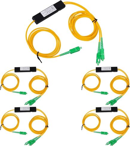 SC APC Fiber Optical Splitter 1x2(1 in 2 Out) Singlemode Fiber Pigtail for Network signal Distribution in Saudi Arabia