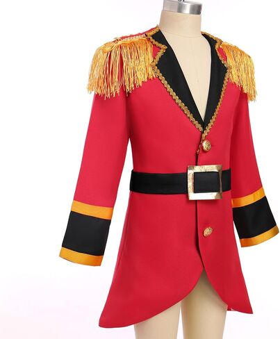 Kids Prince Charming Outfit Boys Circus Ringmaster Jacket Knight Pirate Halloween Christmas Outfits in Saudi Arabia